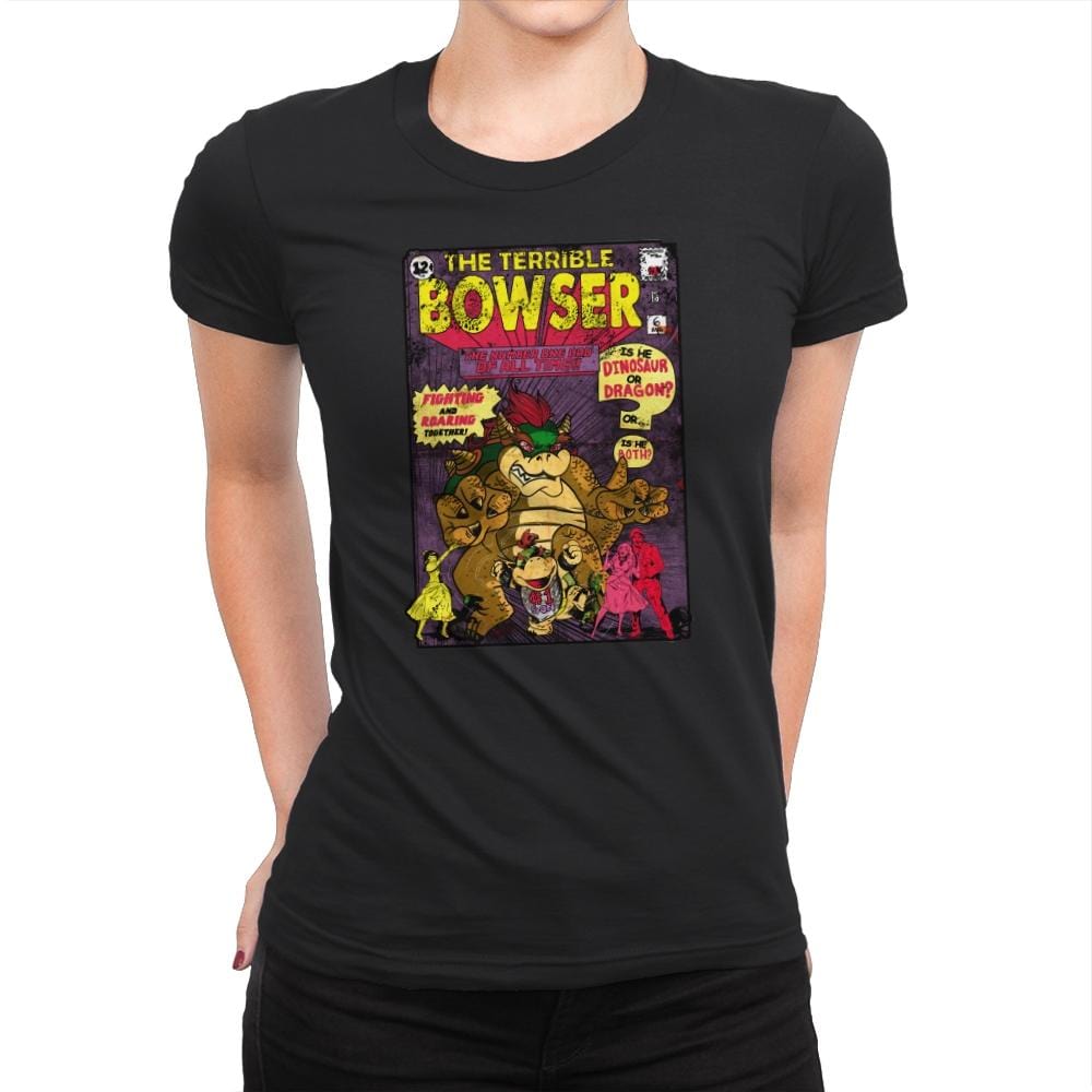Is He Both? - Womens Premium T-Shirts RIPT Apparel Small / Black