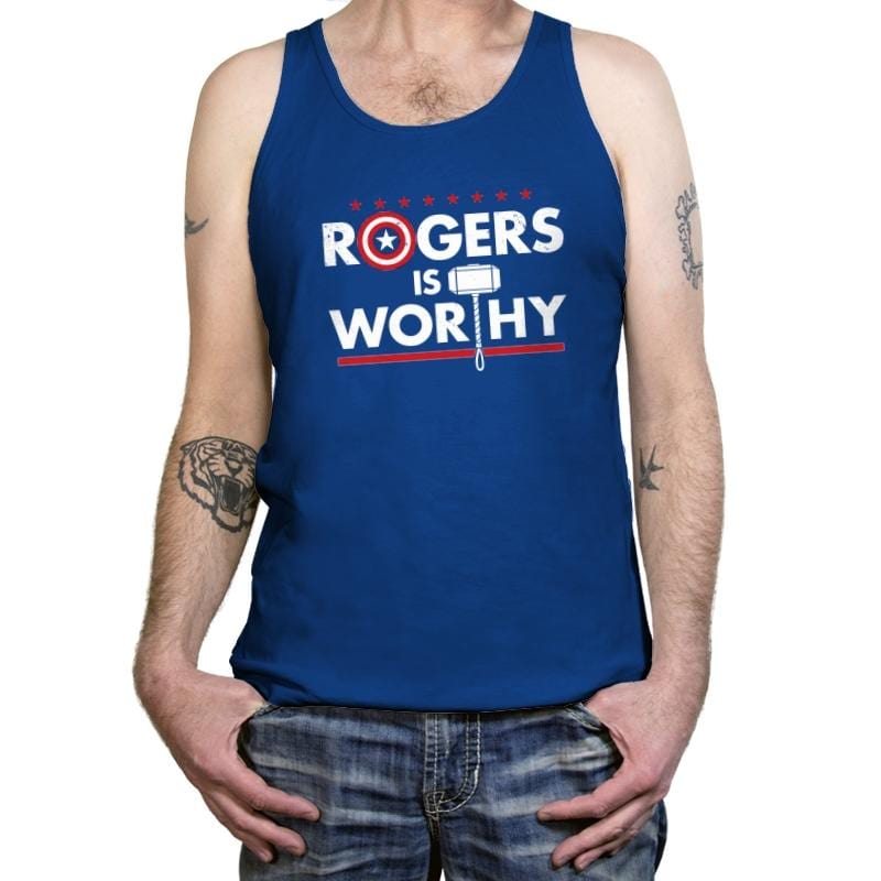 Is Worthy - Tanktop Tanktop RIPT Apparel