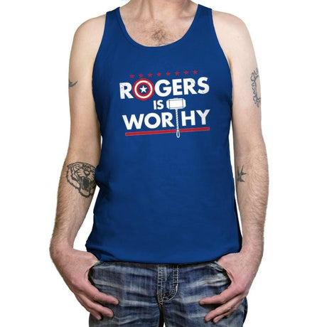 Is Worthy - Tanktop Tanktop RIPT Apparel