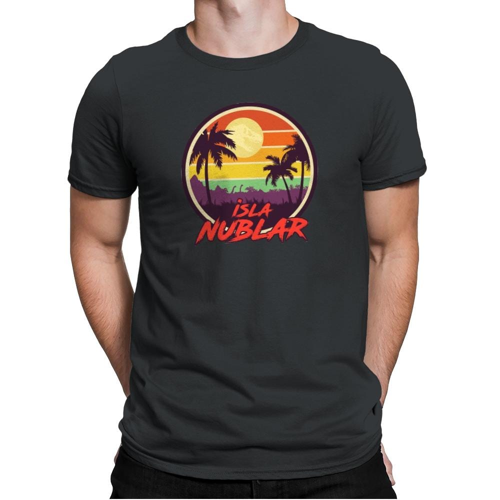 Isla Nublar Holiday - Mens Premium T-Shirts RIPT Apparel Small / Heavy Metal