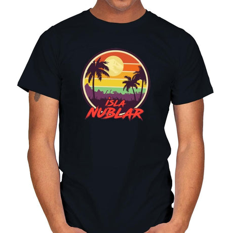 Isla Nublar Holiday - Mens T-Shirts RIPT Apparel Small / Black