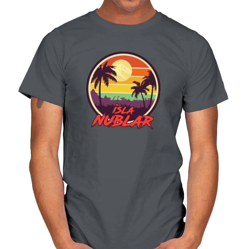 Isla Nublar Holiday - Mens T-Shirts RIPT Apparel Small / Charcoal