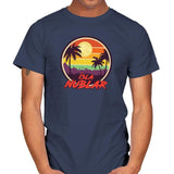 Isla Nublar Holiday - Mens T-Shirts RIPT Apparel Small / Navy