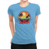 Isla Nublar Holiday - Womens Premium T-Shirts RIPT Apparel Small / Turquoise