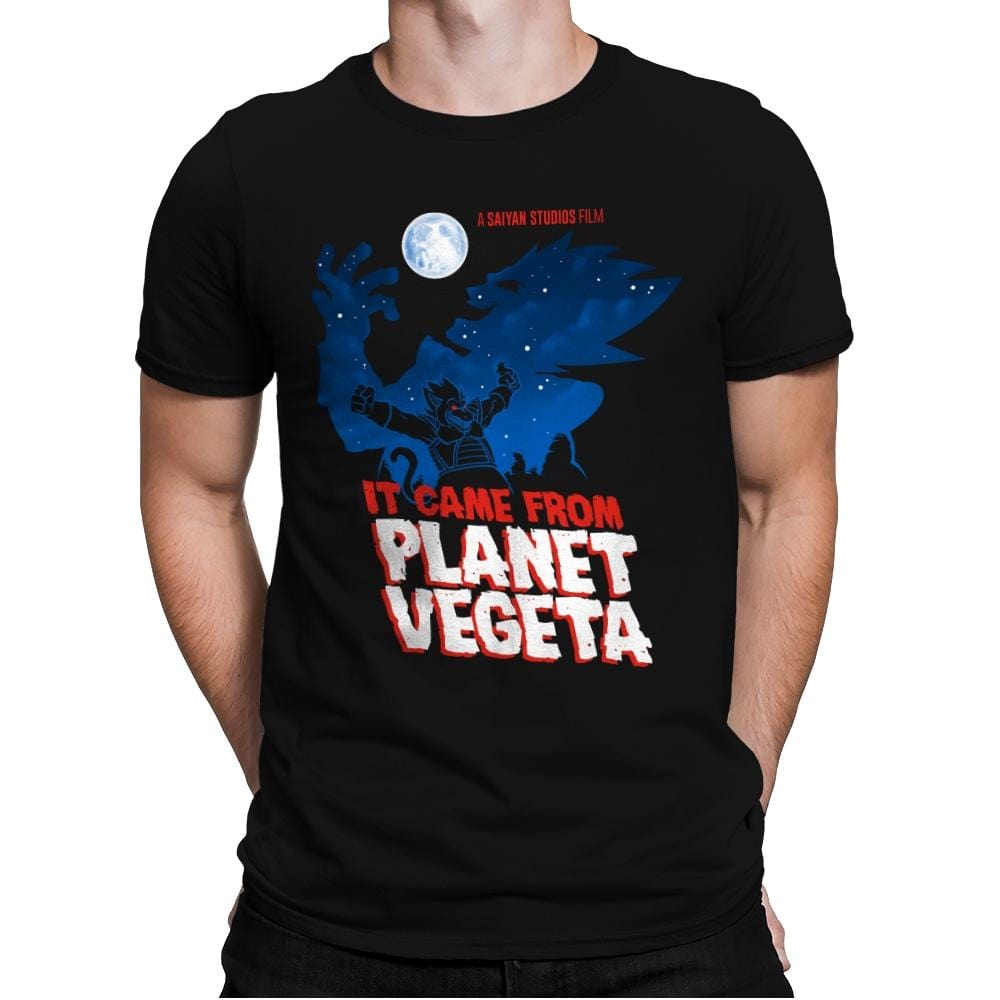 It Came From Planet Vegeta Exclusive - Mens Premium T-Shirts RIPT Apparel Small / Black