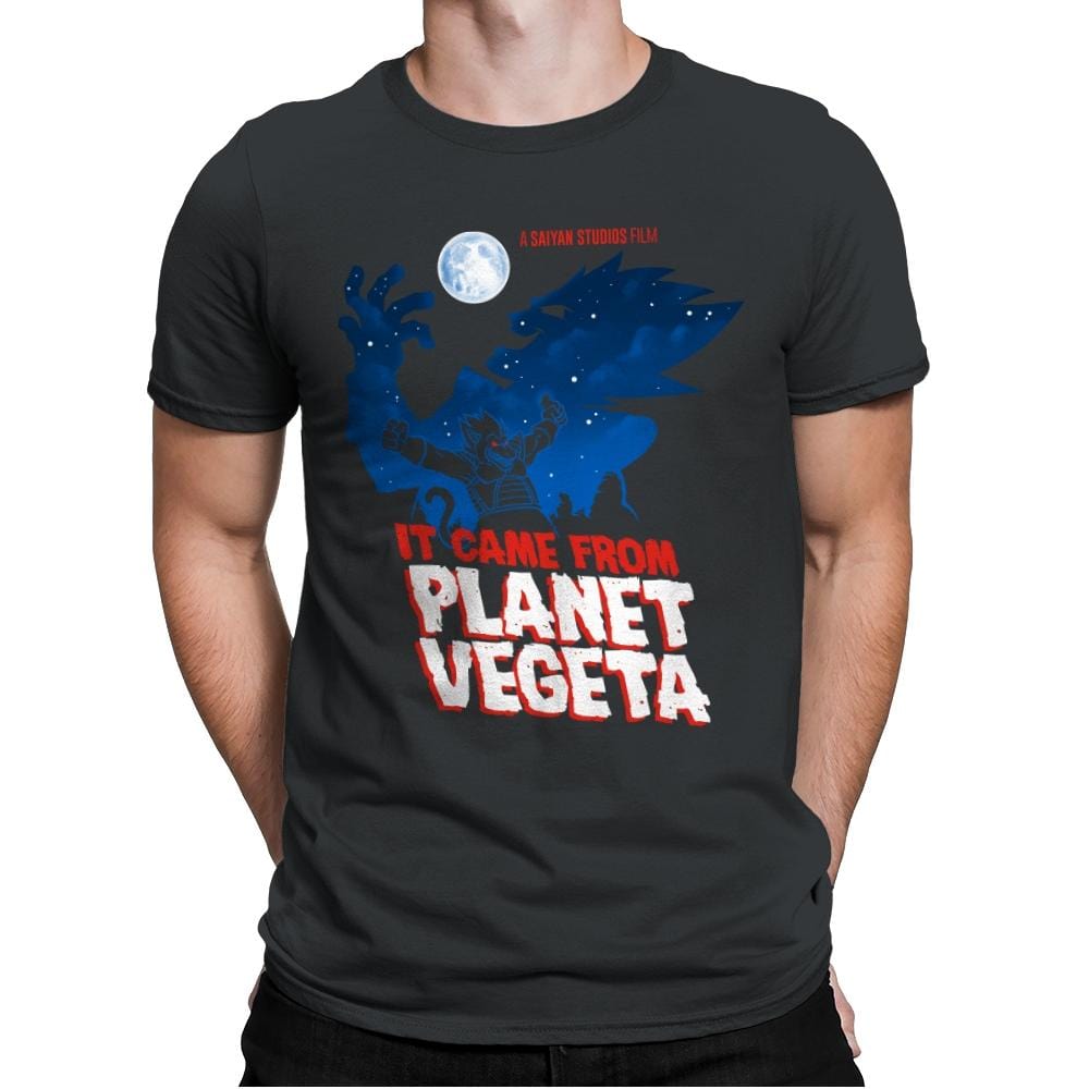 It Came From Planet Vegeta Exclusive - Mens Premium T-Shirts RIPT Apparel Small / Heavy Metal