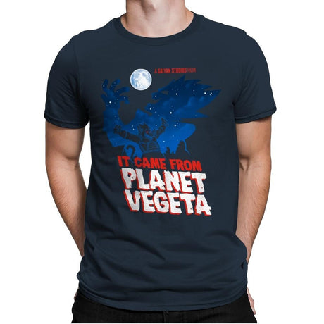 It Came From Planet Vegeta Exclusive - Mens Premium T-Shirts RIPT Apparel Small / Indigo
