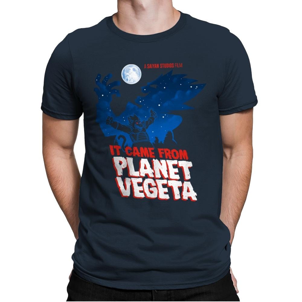 It Came From Planet Vegeta Exclusive - Mens Premium T-Shirts RIPT Apparel Small / Indigo