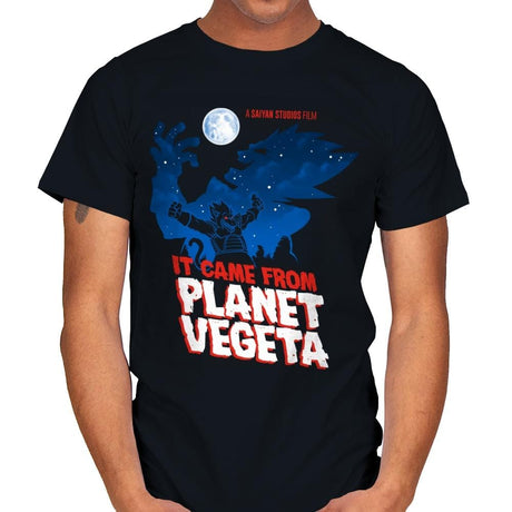 It Came From Planet Vegeta Exclusive - Mens T-Shirts RIPT Apparel Small / Black