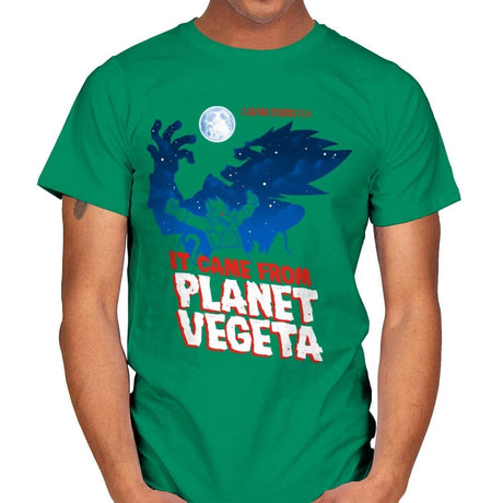 It Came From Planet Vegeta Exclusive - Mens T-Shirts RIPT Apparel Small / Kelly Green