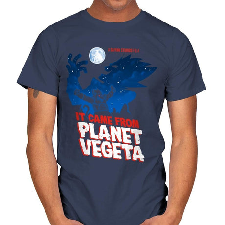 It Came From Planet Vegeta Exclusive - Mens T-Shirts RIPT Apparel Small / Navy