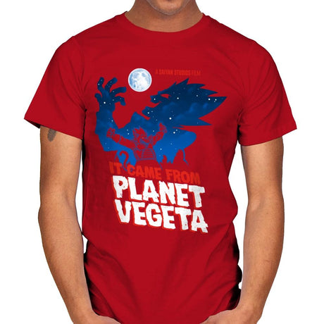 It Came From Planet Vegeta Exclusive - Mens T-Shirts RIPT Apparel Small / Red