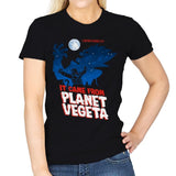 It Came From Planet Vegeta Exclusive - Womens T-Shirts RIPT Apparel Small / Black