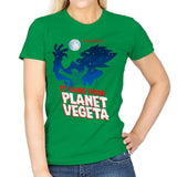 It Came From Planet Vegeta Exclusive - Womens T-Shirts RIPT Apparel Small / Irish Green