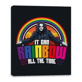It Can Rainbow All The Time - Canvas Wraps Canvas Wraps RIPT Apparel 16x20 / Black