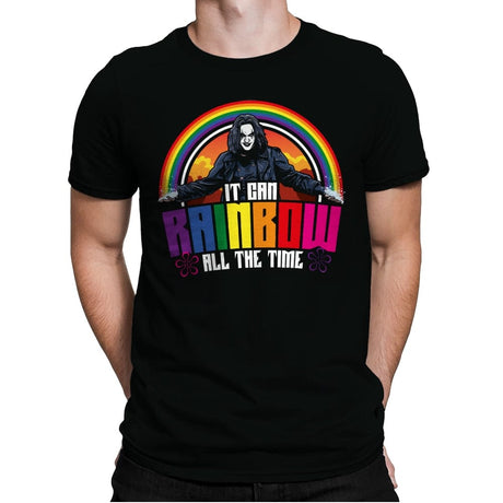 It Can Rainbow All The Time - Mens Premium T-Shirts RIPT Apparel Small / Black