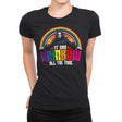 It Can Rainbow All The Time - Womens Premium T-Shirts RIPT Apparel Small / Black