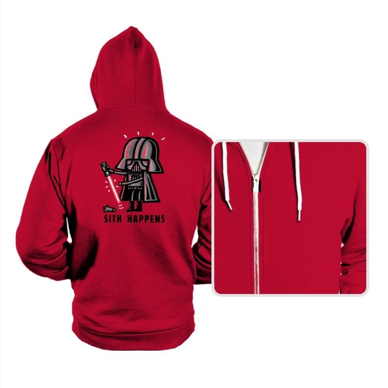 It Happens - Hoodies Hoodies RIPT Apparel Small / Red