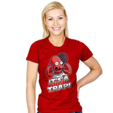 It's a Lobster Trap - Womens T-Shirts RIPT Apparel Small / Red