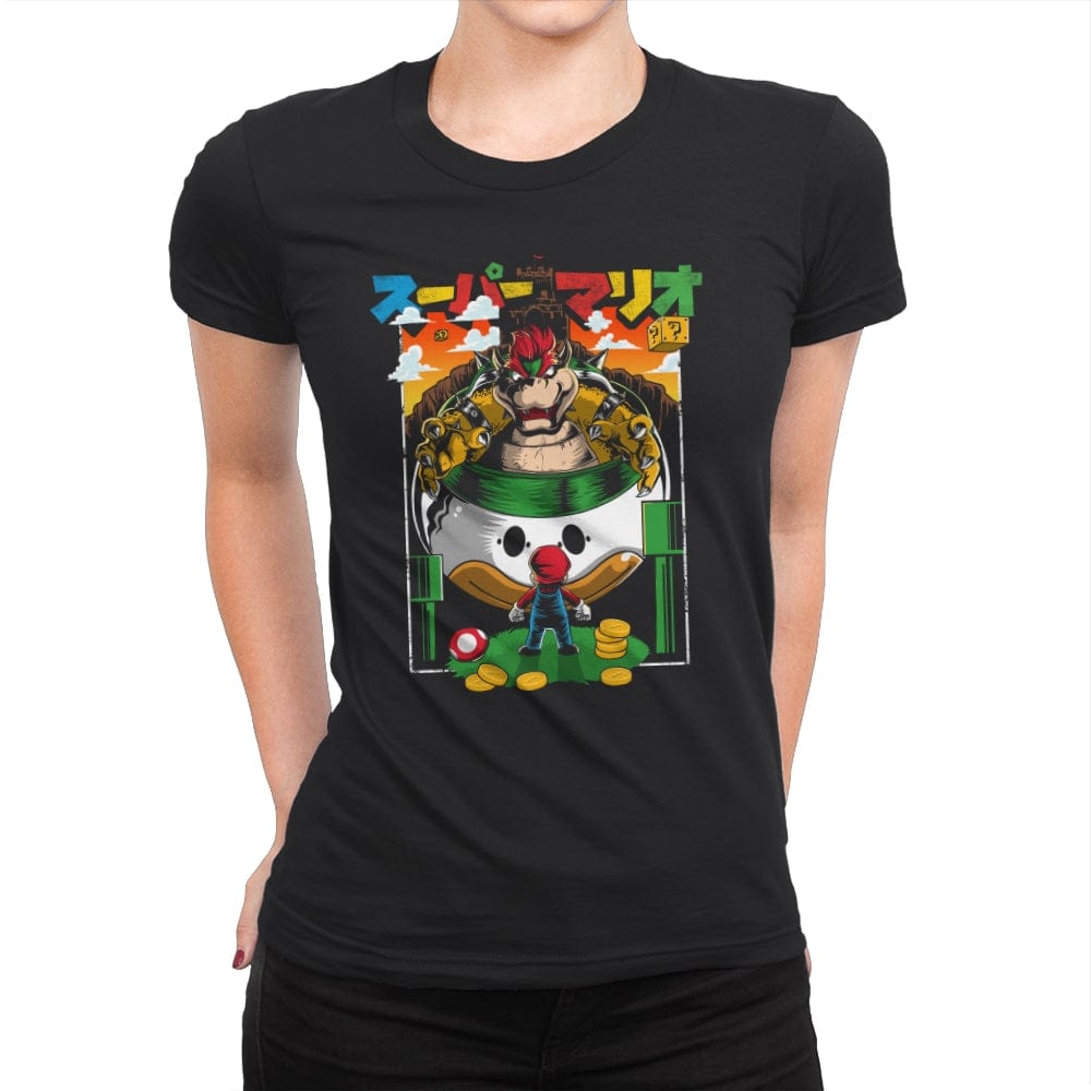 It's a me, Bowser - Womens Premium T-Shirts RIPT Apparel Small / Black