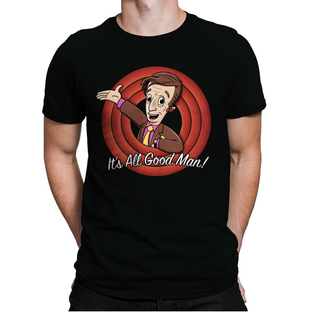It's All Good Man Exclusive - Mens Premium T-Shirts RIPT Apparel Small / Black