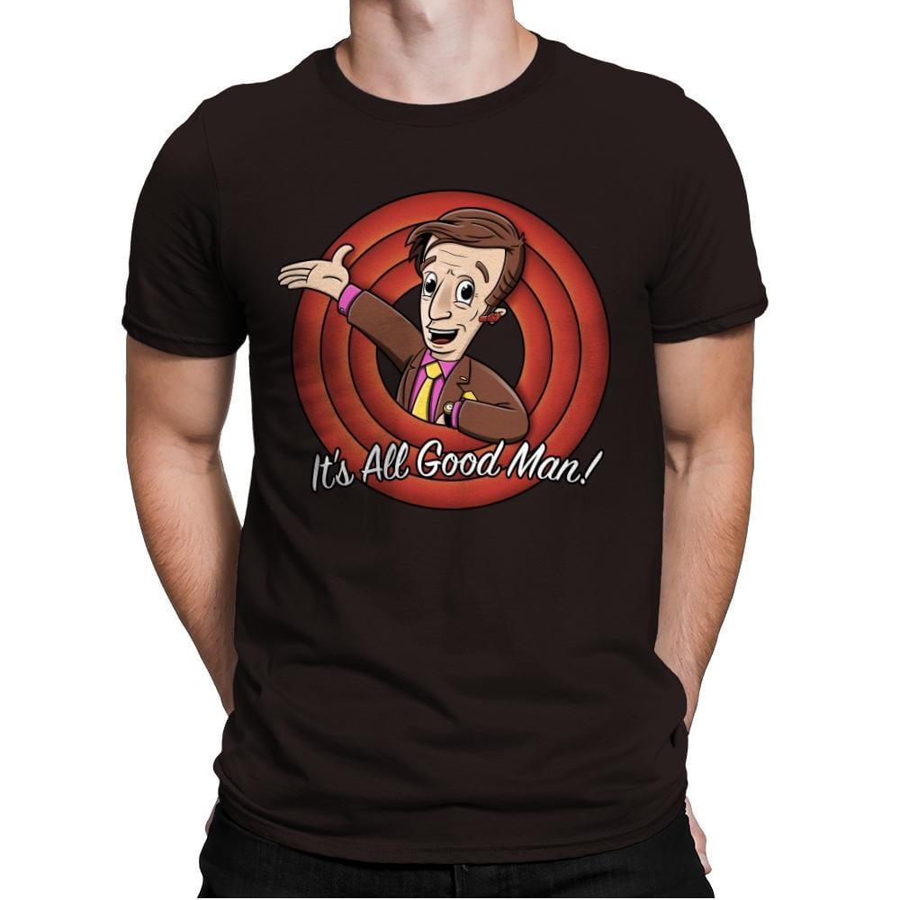 It's All Good Man Exclusive - Mens Premium T-Shirts RIPT Apparel Small / Dark Chocolate