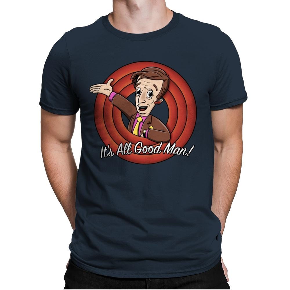 It's All Good Man Exclusive - Mens Premium T-Shirts RIPT Apparel Small / Indigo