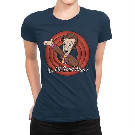 It's All Good Man Exclusive - Womens Premium T-Shirts RIPT Apparel Small / Midnight Navy