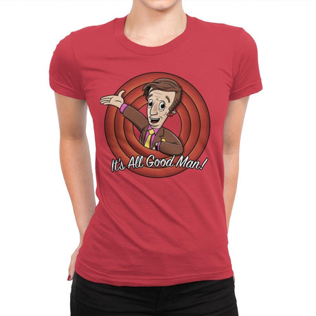 It's All Good Man Exclusive - Womens Premium T-Shirts RIPT Apparel Small / Red