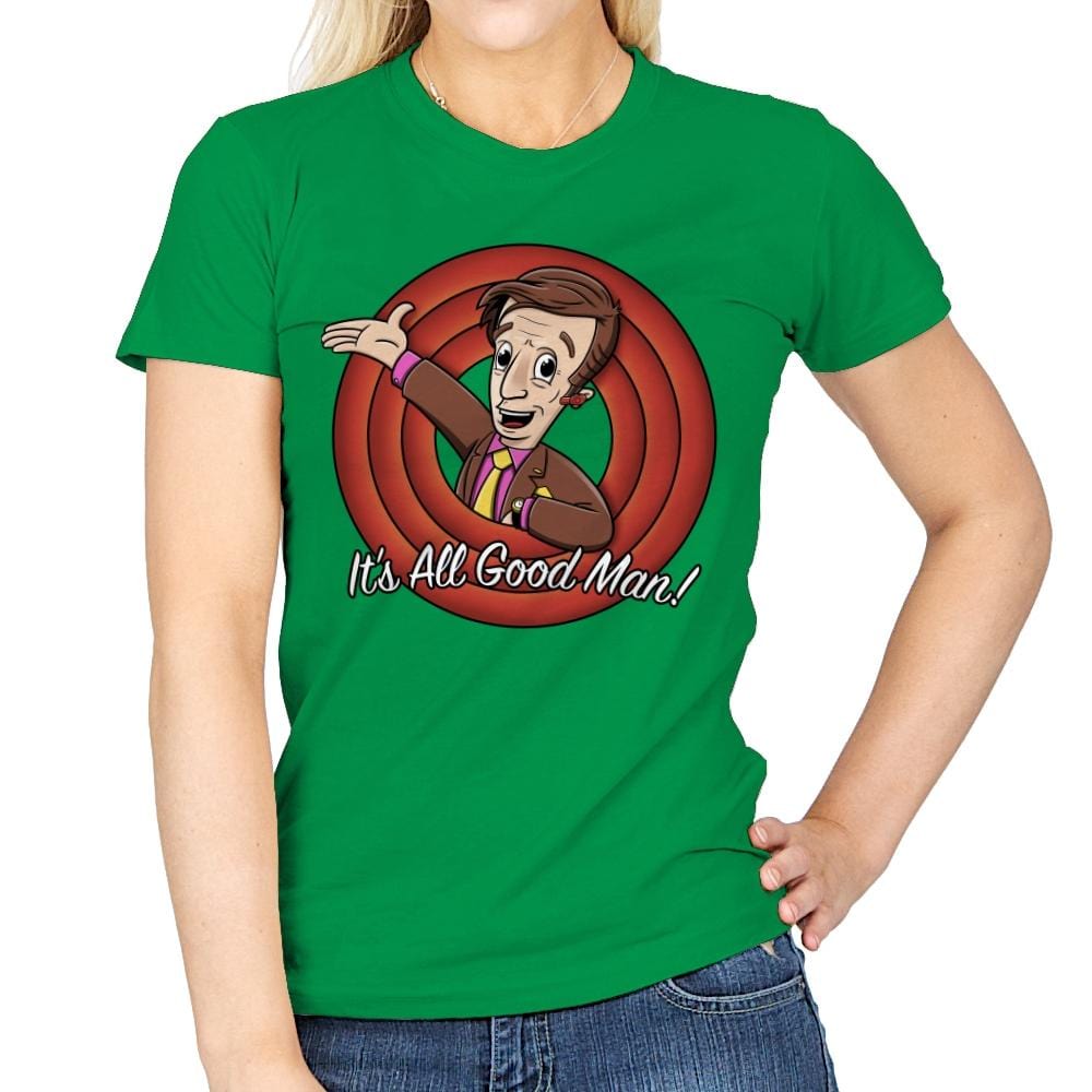 It's All Good Man Exclusive - Womens T-Shirts RIPT Apparel Small / Irish Green