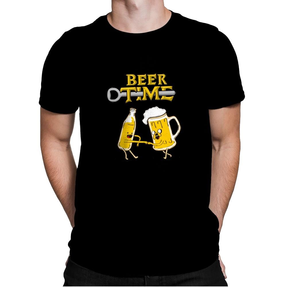 It's Beer Time - Mens Premium T-Shirts RIPT Apparel Small / Banana Cream