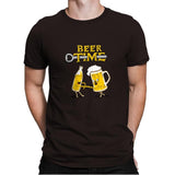 It's Beer Time - Mens Premium T-Shirts RIPT Apparel Small / Dark Chocolate