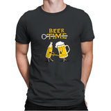It's Beer Time - Mens Premium T-Shirts RIPT Apparel Small / Heavy Metal