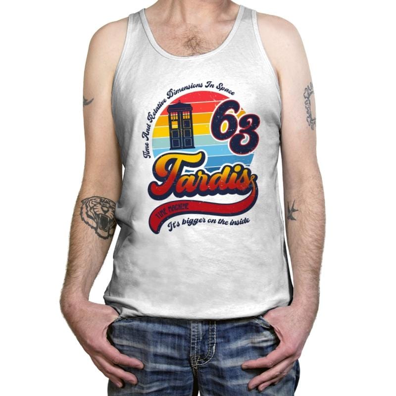 It's Bigger on the Inside - Tanktop Tanktop RIPT Apparel X-Small / White