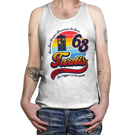 It's Bigger on the Inside - Tanktop Tanktop RIPT Apparel X-Small / White