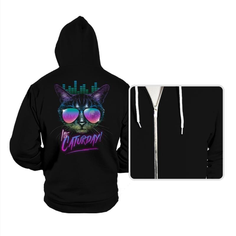 It's Caturday! - Hoodies Hoodies RIPT Apparel