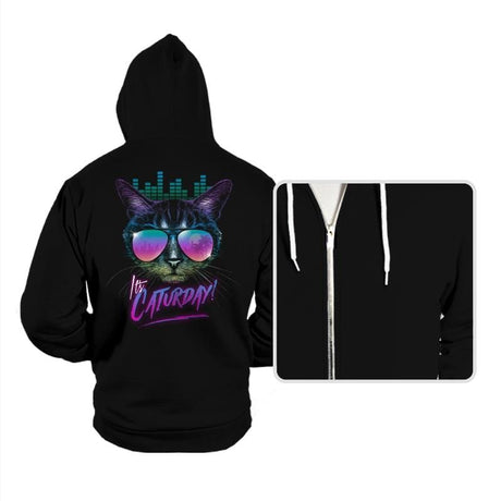 It's Caturday! - Hoodies Hoodies RIPT Apparel
