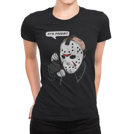 It's Friday! - Womens Premium T-Shirts RIPT Apparel Small / Black