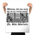 It’s Not Chocolate - Prints Posters RIPT Apparel 18x24 / White