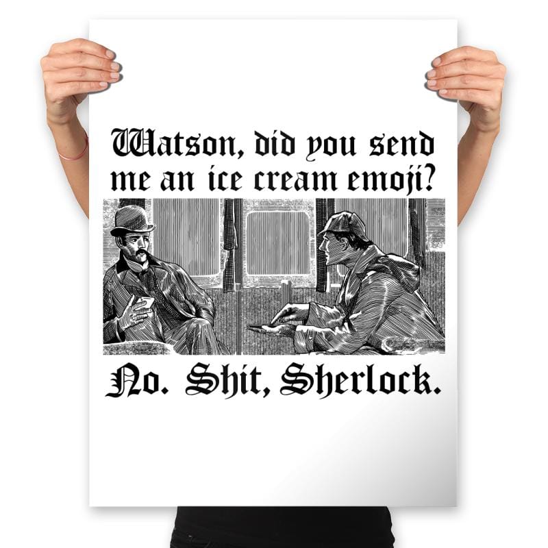 It’s Not Chocolate - Prints Posters RIPT Apparel 18x24 / White