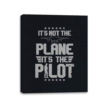 It's Not The Plane - Canvas Wraps Canvas Wraps RIPT Apparel 11x14 / Black