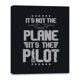 It's Not The Plane - Canvas Wraps Canvas Wraps RIPT Apparel 16x20 / Black