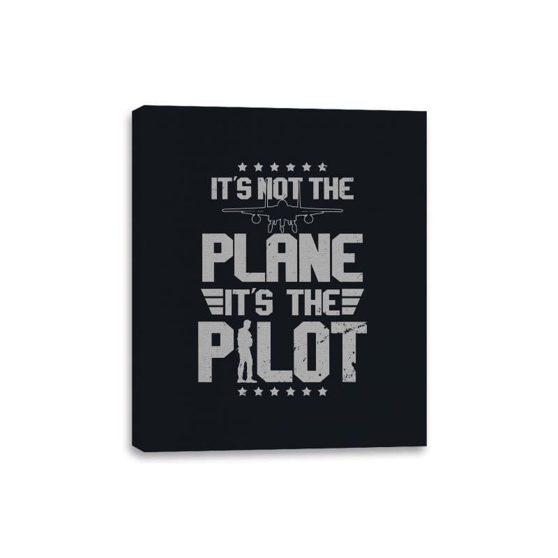It's Not The Plane - Canvas Wraps Canvas Wraps RIPT Apparel 8x10 / Black