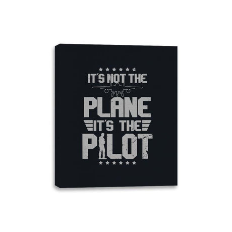 It's Not The Plane - Canvas Wraps Canvas Wraps RIPT Apparel 8x10 / Black