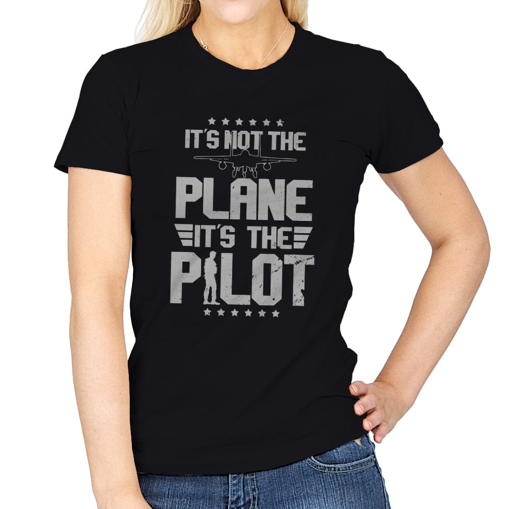 It's Not The Plane - Womens T-Shirts RIPT Apparel Small / Black