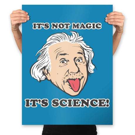 It's Science - Prints Posters RIPT Apparel 18x24 / Sapphire