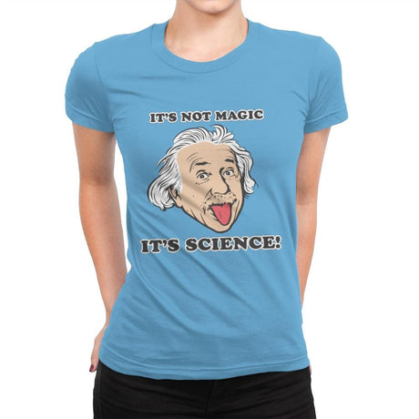 It's Science - Womens Premium T-Shirts RIPT Apparel Small / Turquoise