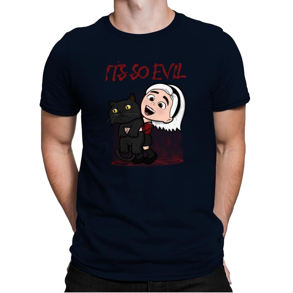 It's So Evil - Mens Premium T-Shirts RIPT Apparel Small / Midnight Navy