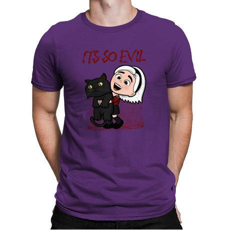 It's So Evil - Mens Premium T-Shirts RIPT Apparel Small / Purple Rush