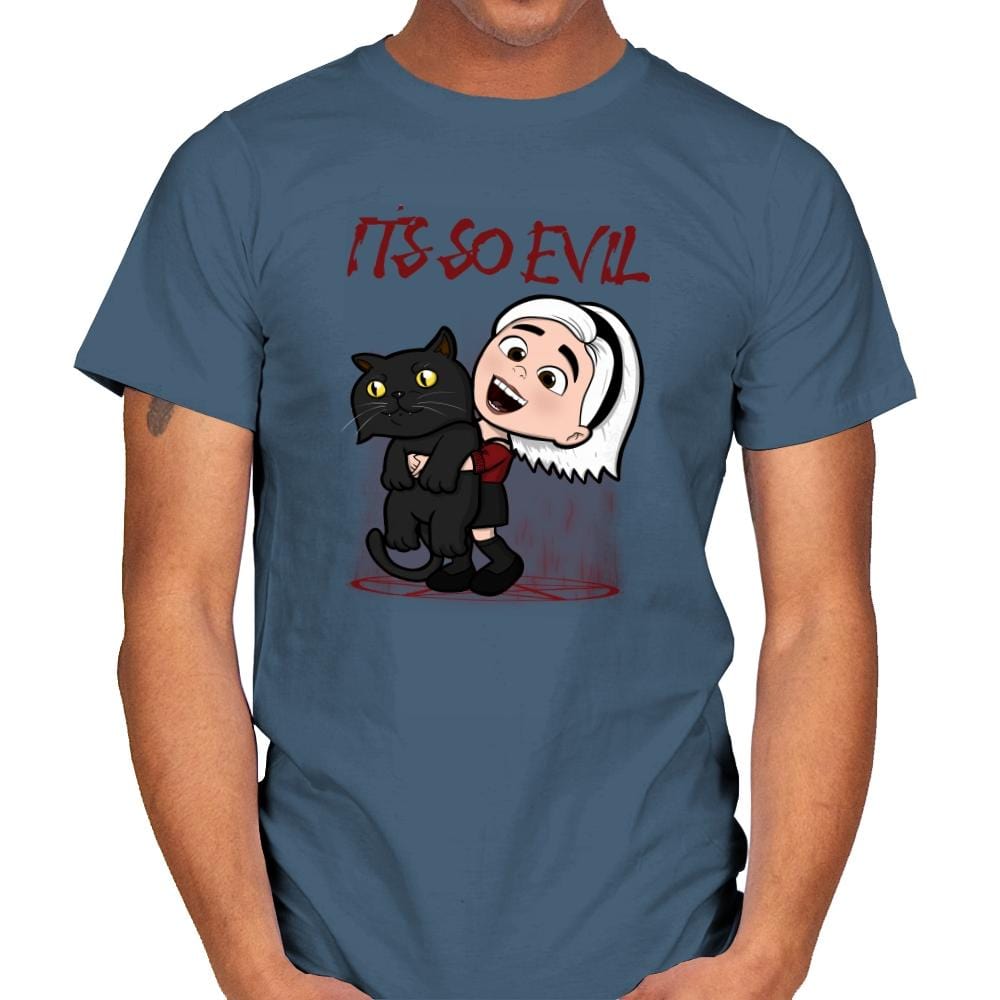 It's So Evil - Mens T-Shirts RIPT Apparel Small / Indigo Blue